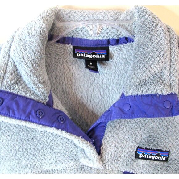 Patagonia Gray Re-Tool Snap-T Polartec Pullover Fleece Jacket Women's Medium - Picture 2 of 9